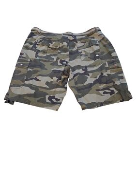 Ecko Size 44 Men's Camouflage Cargo Shorts - Olive Camo NEW With Tags
